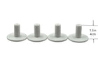 A99 Golf WRT-05 Rubber Tee 4Pcs 4cm/1.5“ for Practice Mat Use Indoor Outdoor Simulator Home Use Practice Training Aid Can Insert Reel Tee