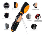 A99Golf C8 Lightweight Golf Carry Bag w/stand, Durable Pitch Chip & Putt Bag for Driving Range, Par 3, and Executive Courses – Fits 5–7 Clubs