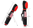 A99Golf C8 Lightweight Golf Carry Bag w/stand, Durable Pitch Chip & Putt Bag for Driving Range, Par 3, and Executive Courses – Fits 5–7 Clubs
