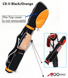 A99Golf C8 Lightweight Golf Carry Bag w/stand, Durable Pitch Chip & Putt Bag for Driving Range, Par 3, and Executive Courses – Fits 5–7 Clubs