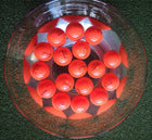 96pcs A99 Golf Floater Balls Floating Float Water Range Pool Pond Balls Water Fun Orange w Mesh Carry Bag