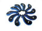 A99 Golf 10pcs/Set H08 Number Print Iron Head Covers Headcover with Zipper Long Neck Zippered Neoprene Golf Cover Accessories In Multiple Colors