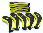 A99 Golf 10pcs/Set H08 Number Print Iron Head Covers Headcover with Zipper Long Neck Zippered Neoprene Golf Cover Accessories In Multiple Colors