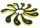 A99 Golf 10pcs/Set H08 Number Print Iron Head Covers Headcover with Zipper Long Neck Zippered Neoprene Golf Cover Accessories In Multiple Colors