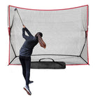 A99 Golf Auto-back Hitting Net Portable Big Practice Net Training Aid Driving Indoor Outdoor w. Carry Bag