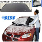A99 Golf 1pc New Car Windshield Cover + 2pcs Car Mirror Covers for Vehicle Winter Snow Removal- Magnetic Snow, Ice and Frost Guard - Fits SUV & Car Windshields-Auto Windshield Snow Cover 57x43