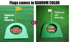 A99Golf Putting Cup Green With Random Flag Putting Training Aids Indoor for Home Use