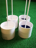 A99 Golf Miniature Golf Flagstick, Practice Putting Green Flags for Yard, 3ft Flagpole, Golf Pin Flag Hole Cup Set, Indoor Outdoor Numbered #1 2 3 4, 4 Sets/Pk