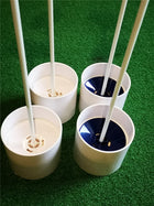 A99 Golf Miniature Golf Flagstick, Practice Putting Green Flags for Yard, 3ft Flagpole, Golf Pin Flag Hole Cup Set, Indoor Outdoor Numbered #1 2 3 4, 4 Sets/Pk