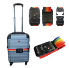 A99 TSA Adjustable Luggage Straps Travel Mate Strap Suitcase Packing Belt Travel Accessories Digital Dial Combination Safe Suitcase Lock Strap 1pc/2pcs