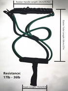 A99Golf Power Swing Cord Resistance Bands Exercise Fitness Yoga or Pilates Workout Gym Sports Golf Training Aids Right Hand