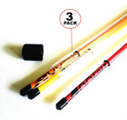 3pcs A99 Golf Alignment Sticks Golf Practice Rods to Set up Your Body Balls and Club in Perfect Alignment Posture Corrector with Clear Tube Case - Great Golf Christmas Gifts for Men's