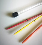 3pcs A99 Golf Alignment Sticks Golf Practice Rods to Set up Your Body Balls and Club in Perfect Alignment Posture Corrector with Clear Tube Case - Great Golf Christmas Gifts for Men's