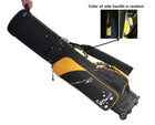 A99 Golf Travel Bag with Durable hard Top & TSA lock w/Wheels Premium Nylon Fabric, Golf Travel Bags for Airlines ,Protect Your Club for Safe Transport with Extra Travel cover