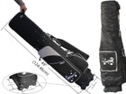 A99 Golf Travel Bag with Durable hard Top & TSA lock w/Wheels Premium Nylon Fabric, Golf Travel Bags for Airlines ,Protect Your Club for Safe Transport with Extra Travel cover