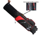 A99 Golf Travel Bag with Durable hard Top & TSA lock w/Wheels Premium Nylon Fabric, Golf Travel Bags for Airlines ,Protect Your Club for Safe Transport with Extra Travel cover