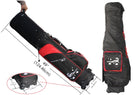A99 Golf Travel Bag with Durable hard Top & TSA lock w/Wheels Premium Nylon Fabric, Golf Travel Bags for Airlines ,Protect Your Club for Safe Transport with Extra Travel cover