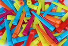 A99 Golf Wedge Tee Plastic Tees Golf Practice Training Accessories 70mm Mix Color 24pcs