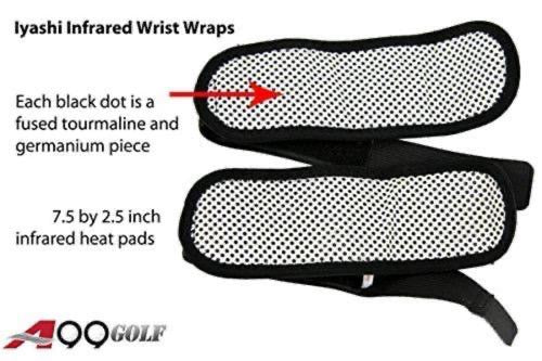 1PC Tourmaline Self-heating Therapy Wrist Support Pad  Wrist Brace Band Relief Pain Elastic Breathable Wrist Support Brace Posture Corrector ( Random color) Black or Blue