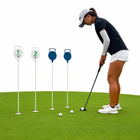 A99 Golf Miniature Golf Flagstick & Hole Cup Set, 3FT Numbered 1-4 Putting Green Flags for Backyard, Yard, Indoor & Outdoor Practice, 4 Pack