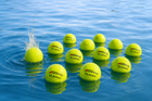 48pcs A99 Golf Floater Balls Floating Float Water Range Pool Pond Balls Water Fun Green w Mesh Carry Bag