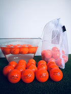 A99 Floating Golf Balls, 48 Pack Orange Practice Range Balls with Mesh Carry Bag for Pool, Pond & Driving Range