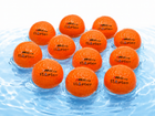 96pcs A99 Golf Floater Balls Floating Float Water Range Pool Pond Balls Water Fun Orange w Mesh Carry Bag