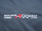 A99 Golf Rain Hood Towel Waterproof Golf Bag Cover with Free Carabiner Clip w/Microfiber Towel 17 3/4