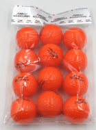 12pcs/pack A99 Golf Floater Balls Floating Float Water Range Pool Pond Balls Water Fun Orange