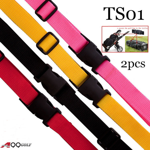 TS01 A99 Luggage Suitcase Packing Strap Belt Adjustable Quick Release Buckle Golf Trolley Bag Secure Webbing Strap 2pcs/set