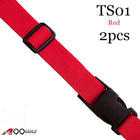 TS01 A99 Luggage Suitcase Packing Strap Belt Adjustable Quick Release Buckle Golf Trolley Bag Secure Webbing Strap 2pcs/set
