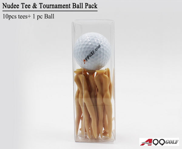 A99 Golf 10pcs Nude Tees Nude Woman Plastic Golf Tees Golf Sexy Girl Lady Tees Fun Holder Divot Home Golf Training + 1 Tournament Ball Gift Golfer Pack Father Day Gift