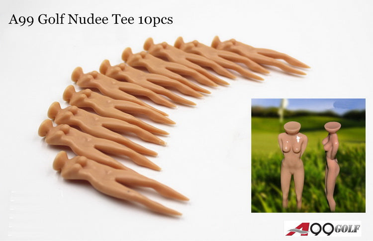 A99 Golf 10pcs Nude Tees Nude Woman Plastic Golf Tees Golf Sexy Girl Lady Tees Fun Holder Divot Home Golf Training + 1 Tournament Ball Gift Golfer Pack Father Day Gift