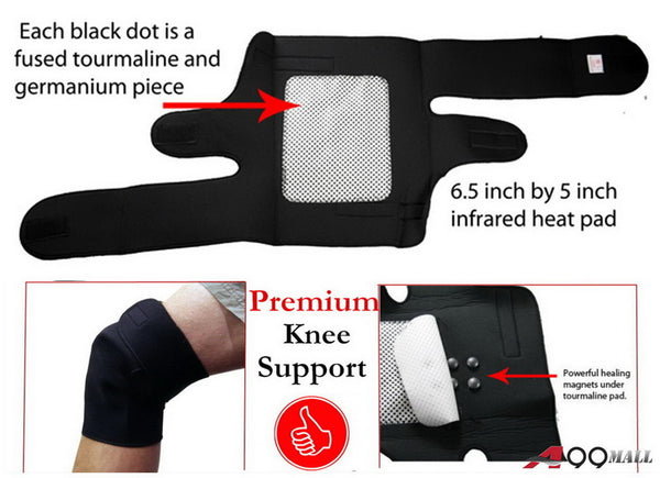 Magnetic & Infrared Knee Far Infrared therapy Brace Heating premium quality