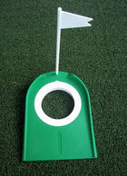 A99Golf 2-Hole Putting Cup Pragmatic Plastic Golf Putting Cup Practice Aids with Adjustable Hole White Flag for Golf Training