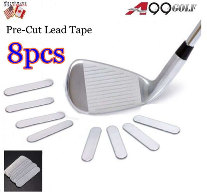 A99 Golf Pre-Cut Lead Tape weighted Weight on Golf/ Tennis Racket Iron Putter 8pcs or 16pcs