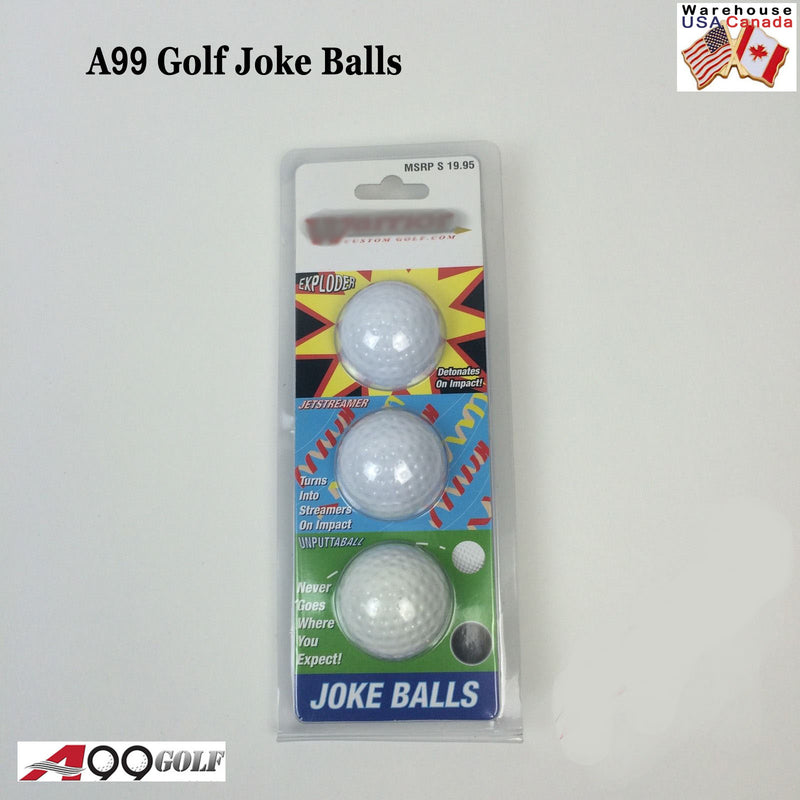 A99 Golf Joke Ball Exploding Golf Ball Prank Funny Gag Trick Gift 3 Balls/Packs