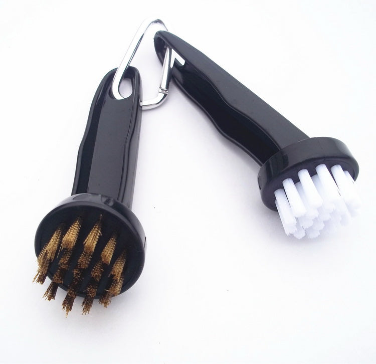 A99 Golf 2-in-1 Round Head Golf Club Brush Groove Cleaner Cleaning Tools