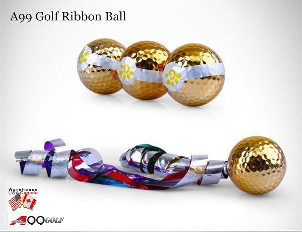 6pcs x A99 Golf Ribbon Ball Jetstreamer Gift Set Ball for Golf Conpetitions and Sports Activities