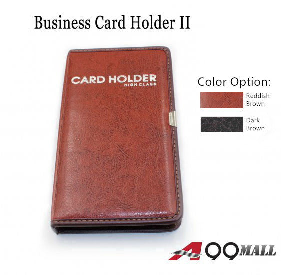 A99 Business Card Holder II Leather 120 Business Name Card Holder Book