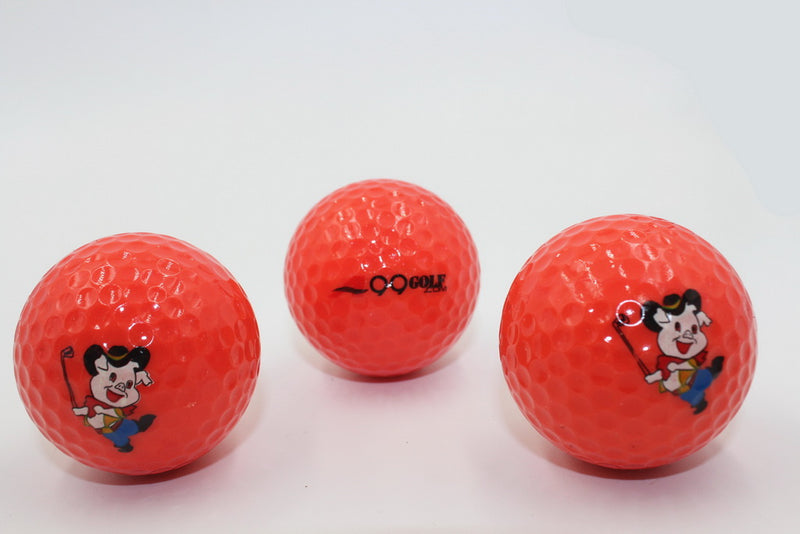 A99 Golf Cute Piggy Tournament Ball 3pcs Nice Gift for Golfer