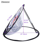 A99 Golf Duo Ring Pop up Chipping Net II w Carry Bag for Indoor Outdoor Practice Backyard Golf Net Chipping Target for Improving Short Game 20