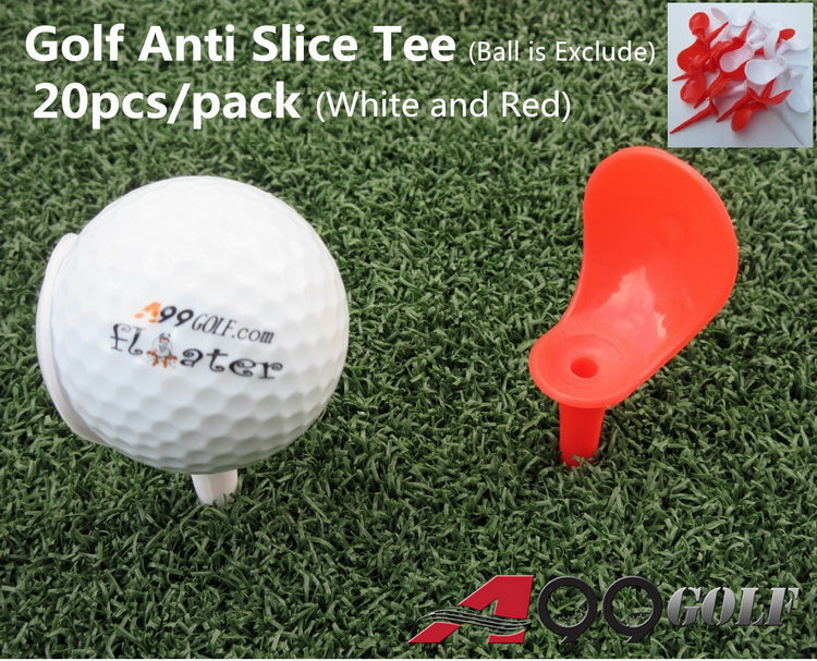 A99 Golf 20pcs/Pack Anti-Slice Golf Tees Plastic Chair-Shaped Tees Divot Tools