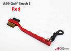 A99 Golf Double-Side Golf Club Brush Groove Cleaner Cleaning Tools Red