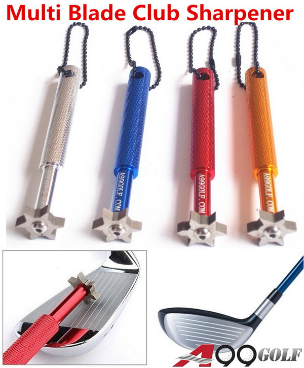 A99 Golf Multi Blade Club Sharpener Wedge & Iron Regrooving Tool