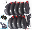 9pcs/Set H12-R A99 Golf Rubber Club Iron Putter Head Covers Number Print Headcovers