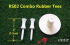 A99 Golf RS02 Golf Rubber Tee Holder Set for Driving Range Golf Practice Mat + Tees 2