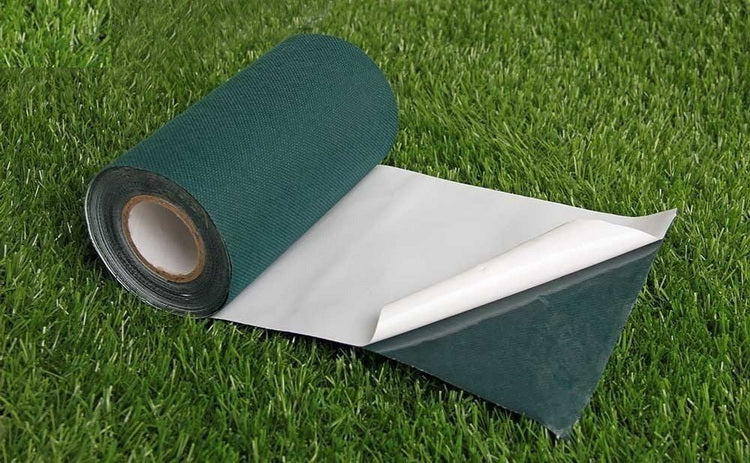 A99 Golf 6" x 65'/16.4' Grass Tape Self-adhesive Synthetic Turf Joint Tape Lawn Roll for Artificial Grass Carpet Seaming Tape Jointing Fixing Green Lawn Mat Rug, Connecting Fake Grass Carpet, Green