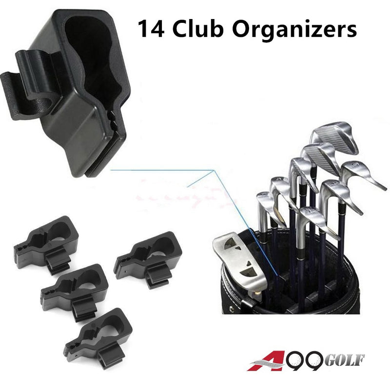 A99 Golf 14 Club Holder Organize Your Irons Driver Putter Bag Durable