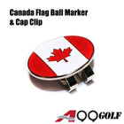 A99 Golf Canada Flag Golf Ball Marker with with Magnetic Golf Cap Clip